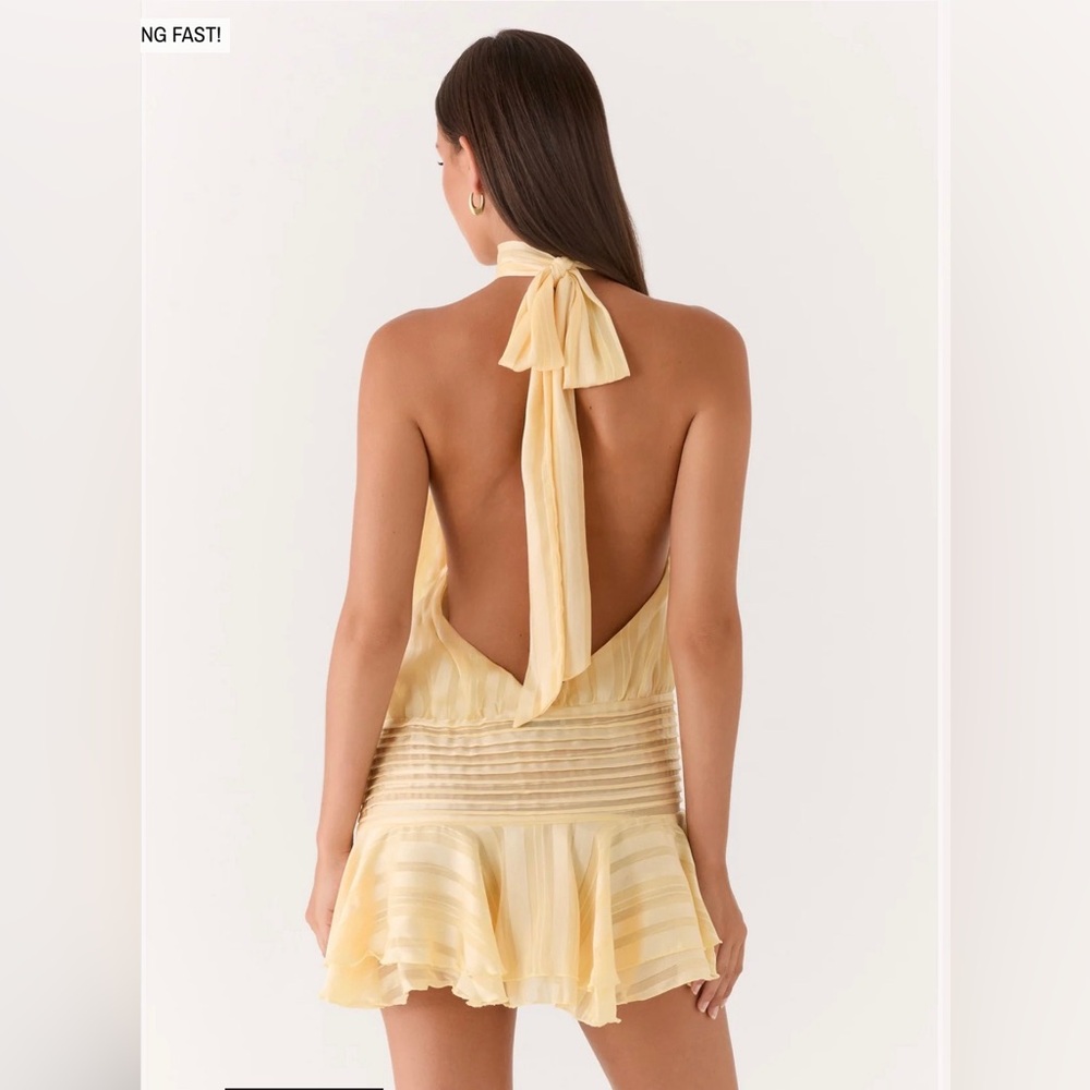 Peppermayo Willow Chiffon Mini Dress Size S - Picture 2 of 7